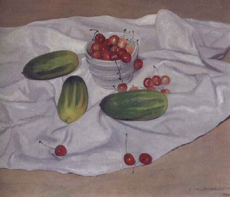 Felix Vallotton Still life with Cucumbers France oil painting art